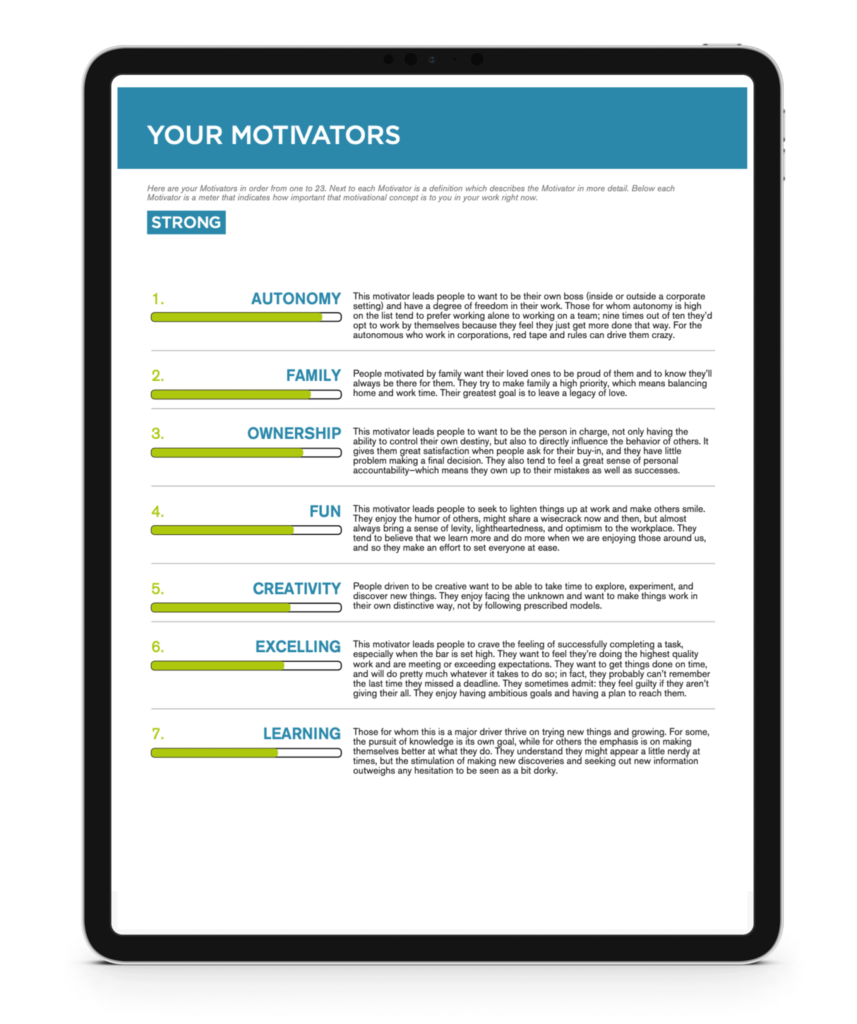 Movevators Motivators Assessment - FindMojo