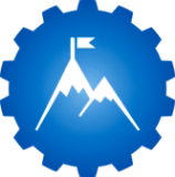FindMojo Builder logo featuring a small blue cog, symbolizing building and impact.